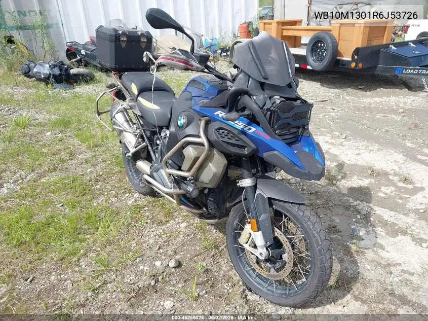 2024 BMW R 1250 Gs Adventure VIN: WB10M1301R6J53726 Lot: 45266026