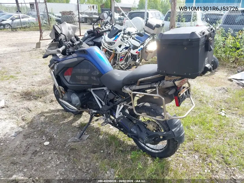 2024 BMW R 1250 Gs Adventure VIN: WB10M1301R6J53726 Lot: 45266026