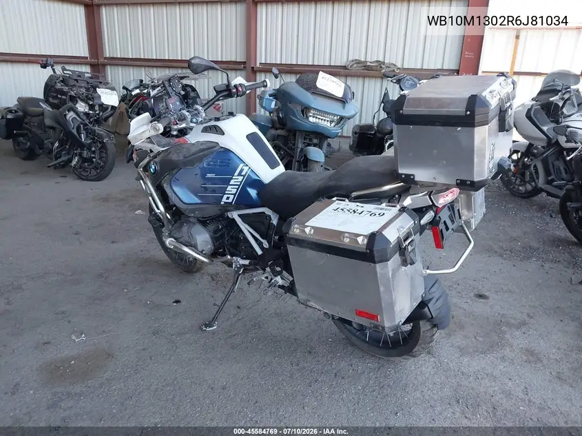 2024 BMW R 1250 Gs Adventure VIN: WB10M1302R6J81034 Lot: 45584769