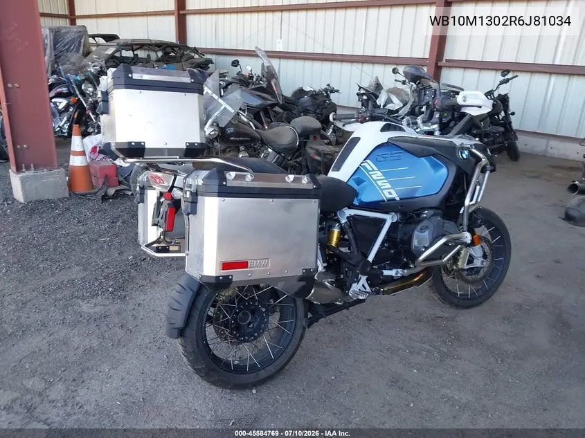 2024 BMW R 1250 Gs Adventure VIN: WB10M1302R6J81034 Lot: 45584769