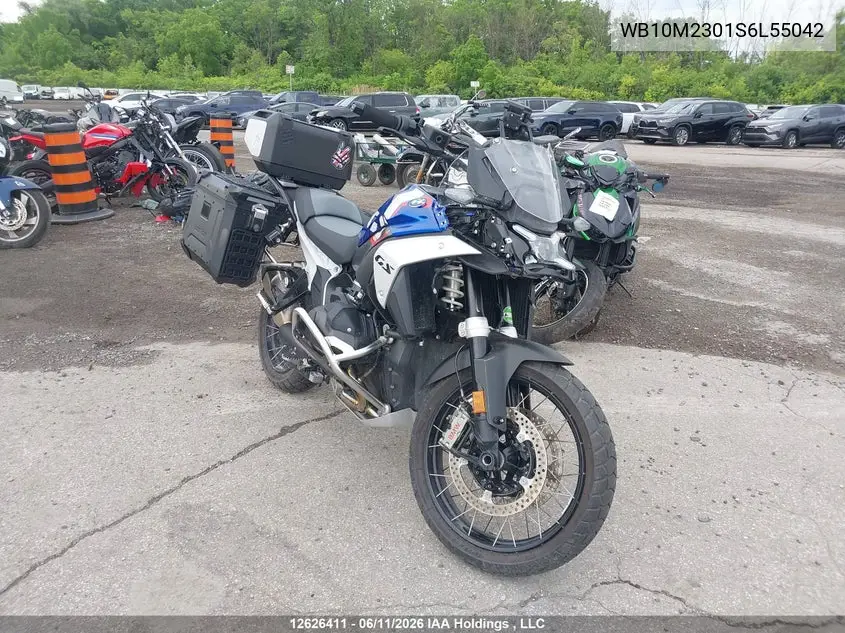 2025 BMW R 1300 Gs VIN: WB10M2301S6L55042 Lot: 12626411