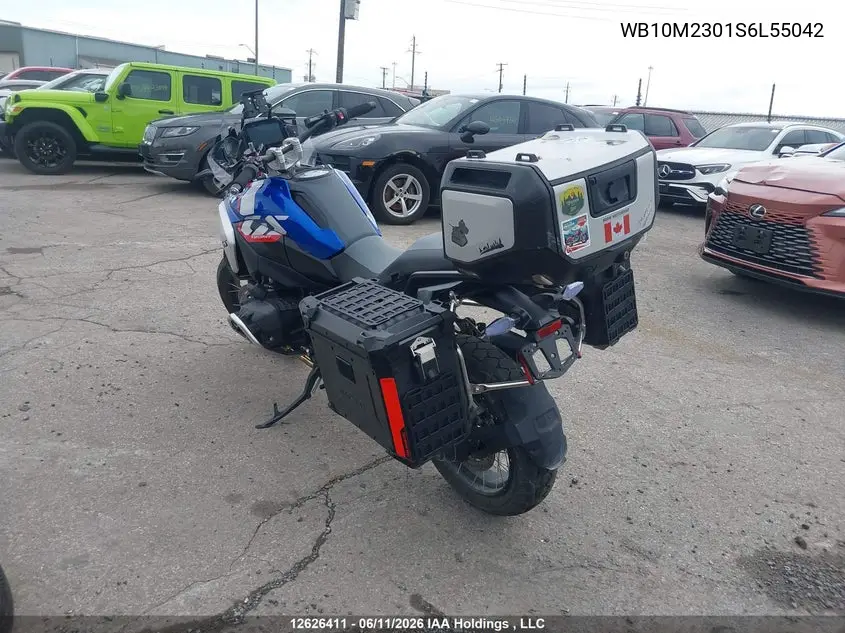 2025 BMW R 1300 Gs VIN: WB10M2301S6L55042 Lot: 12626411