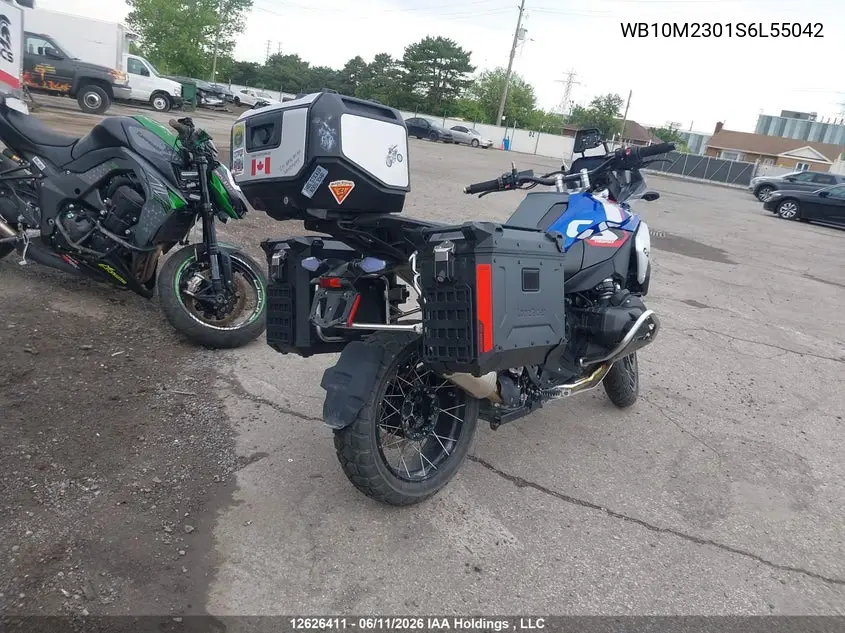 2025 BMW R 1300 Gs VIN: WB10M2301S6L55042 Lot: 12626411
