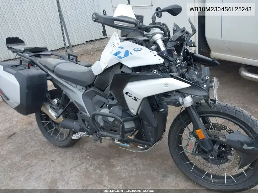 2025 BMW R 1300 Gs VIN: WB10M2304S6L25243 Lot: 44924689