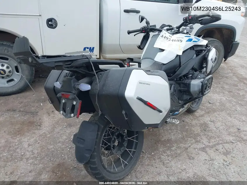 2025 BMW R 1300 Gs VIN: WB10M2304S6L25243 Lot: 44924689