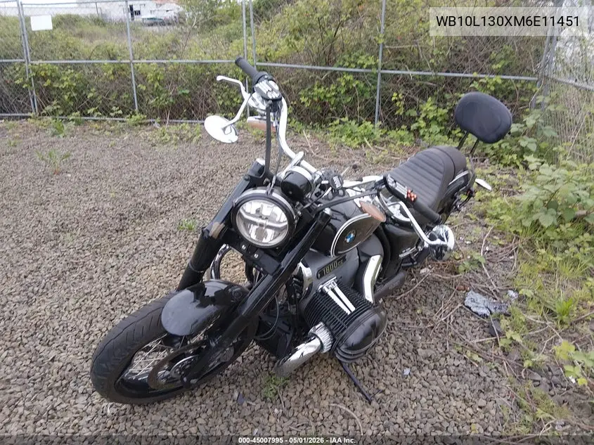 2021 BMW R18 VIN: WB10L130XM6E11451 Lot: 45007995