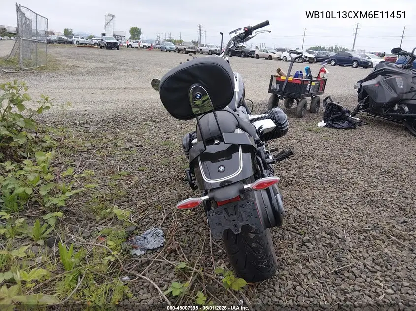 2021 BMW R18 VIN: WB10L130XM6E11451 Lot: 45007995