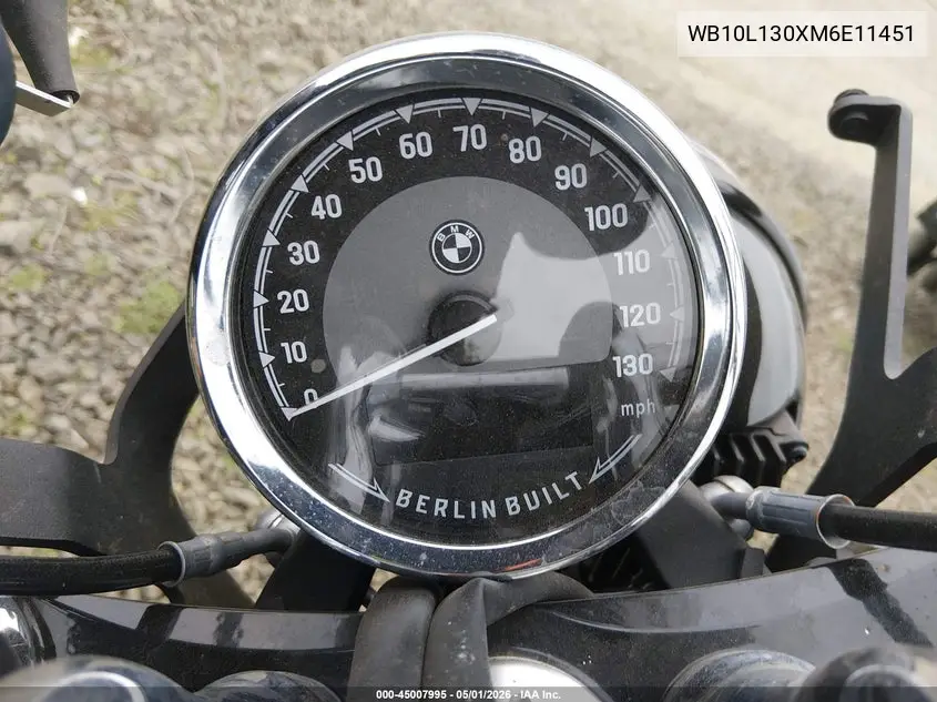 2021 BMW R18 VIN: WB10L130XM6E11451 Lot: 45007995