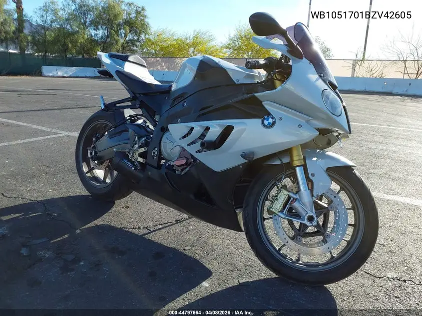 2011 BMW S 1000 Rr VIN: WB1051701BZV42605 Lot: 44797664