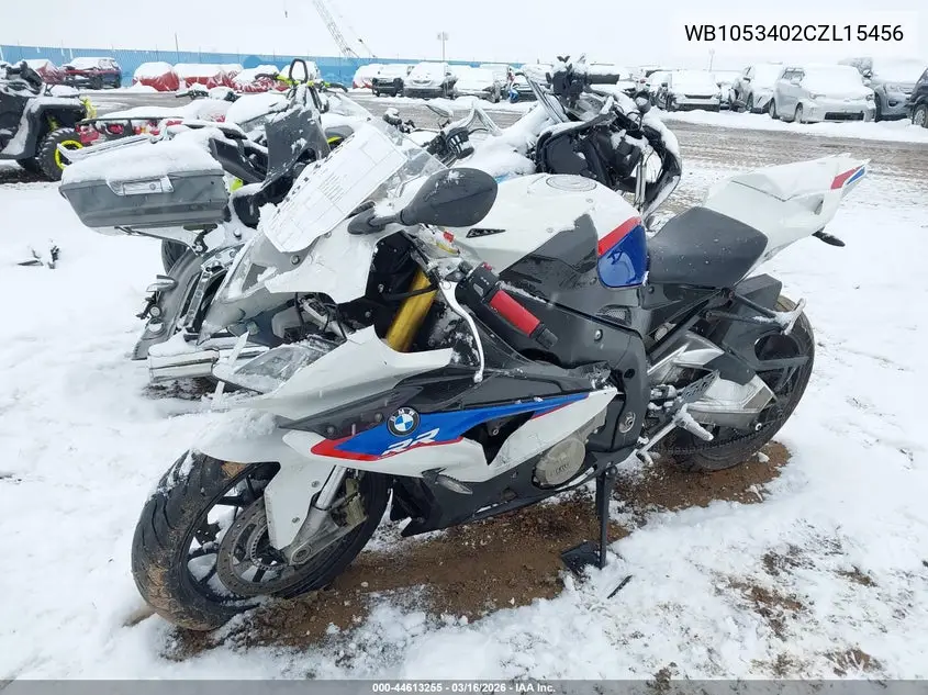 2012 BMW S 1000 Rr VIN: WB1053402CZL15456 Lot: 44613255