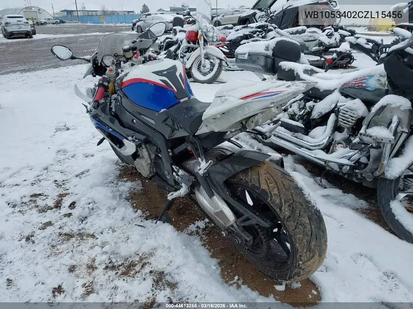 2012 BMW S 1000 Rr VIN: WB1053402CZL15456 Lot: 44613255