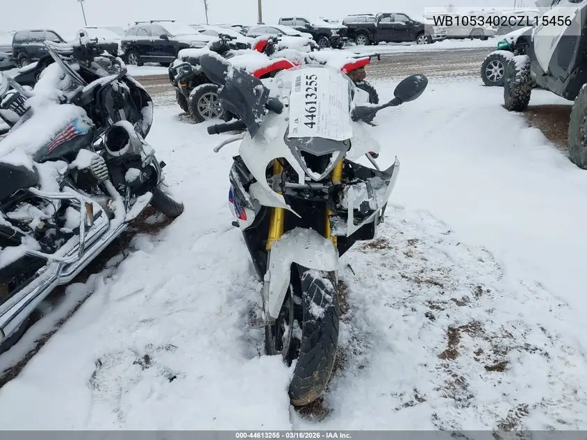 2012 BMW S 1000 Rr VIN: WB1053402CZL15456 Lot: 44613255