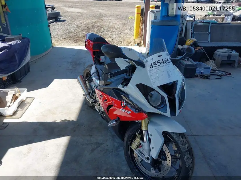 2013 BMW S 1000 Rr VIN: WB1053400DZL17255 Lot: 45546635
