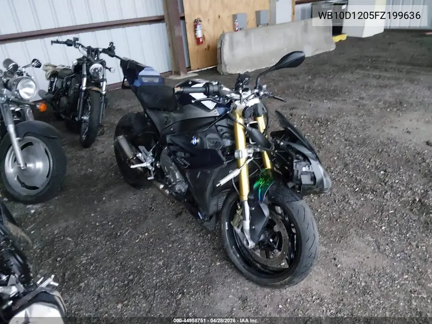 2015 BMW S 1000 R VIN: WB10D1205FZ199636 Lot: 44958751