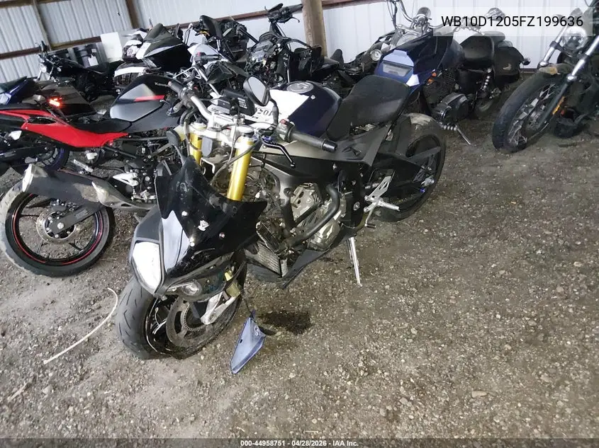 2015 BMW S 1000 R VIN: WB10D1205FZ199636 Lot: 44958751