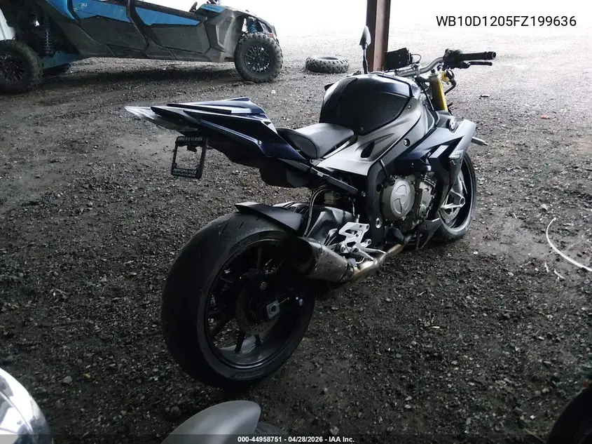 2015 BMW S 1000 R VIN: WB10D1205FZ199636 Lot: 44958751