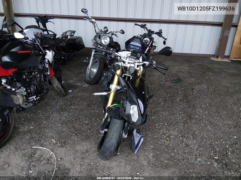 2015 BMW S 1000 R VIN: WB10D1205FZ199636 Lot: 44958751