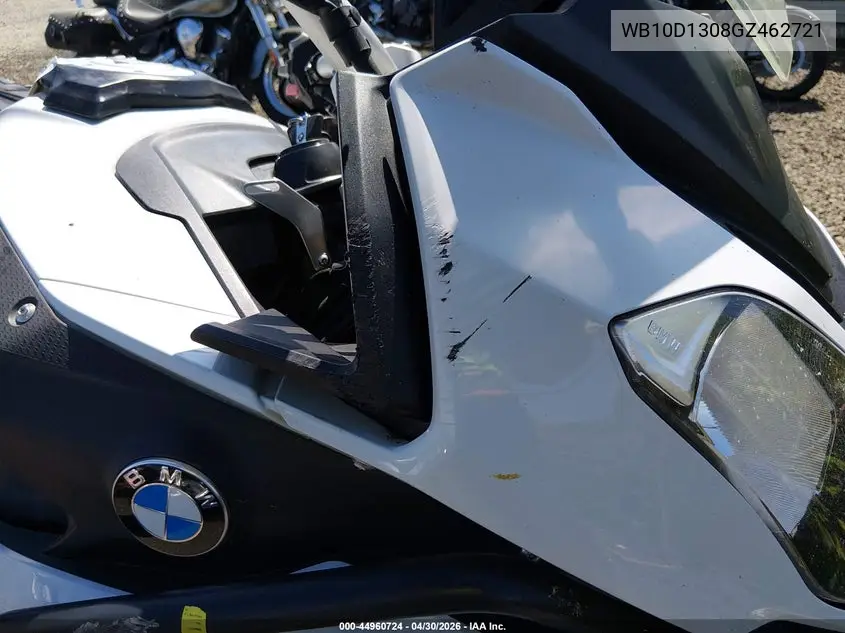 2016 BMW S 1000 Xr VIN: WB10D1308GZ462721 Lot: 44960724