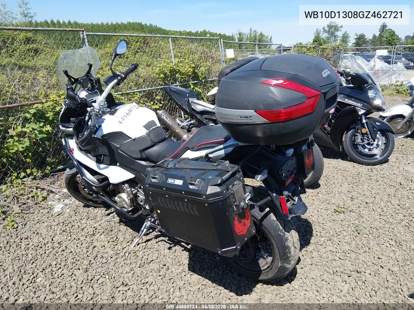 2016 BMW S 1000 Xr VIN: WB10D1308GZ462721 Lot: 44960724