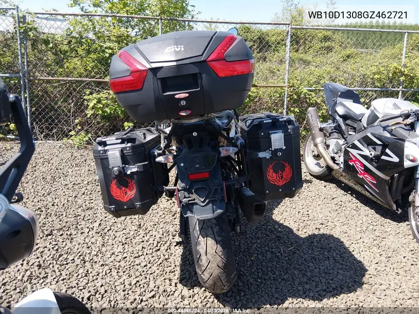 2016 BMW S 1000 Xr VIN: WB10D1308GZ462721 Lot: 44960724