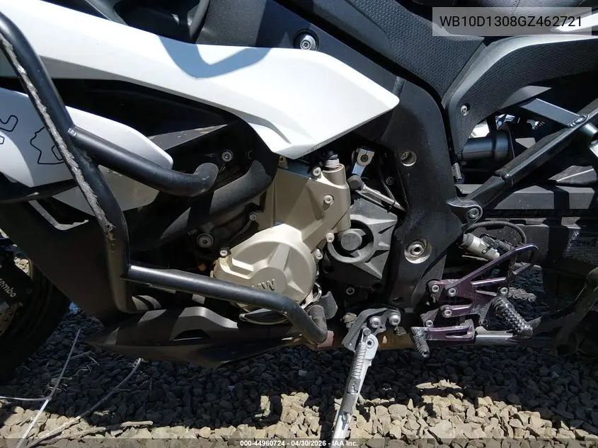 2016 BMW S 1000 Xr VIN: WB10D1308GZ462721 Lot: 44960724