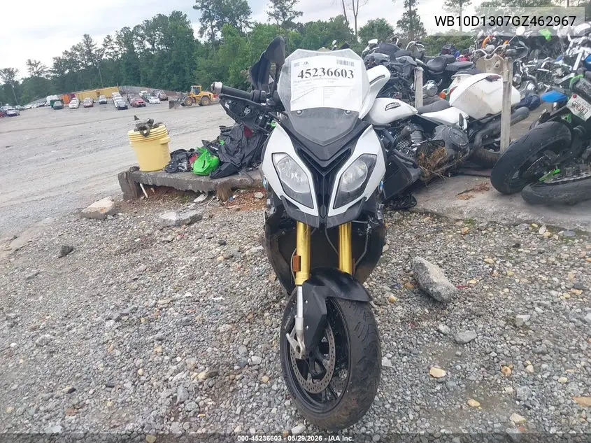 2016 BMW S 1000 Xr VIN: WB10D1307GZ462967 Lot: 45236603