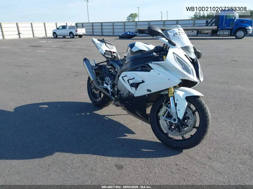 2016 BMW S 1000 Rr VIN: WB10D2102GZ353308 Lot: 45271942
