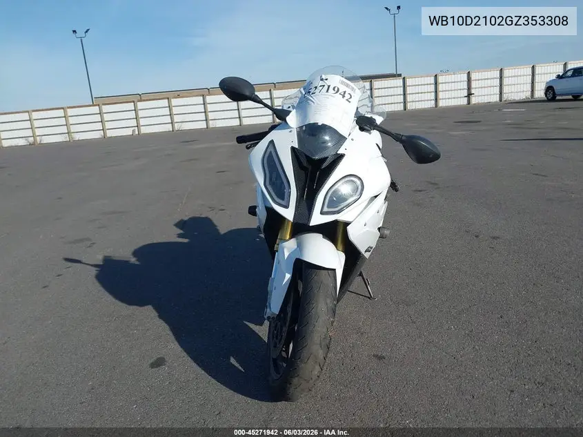 2016 BMW S 1000 Rr VIN: WB10D2102GZ353308 Lot: 45271942