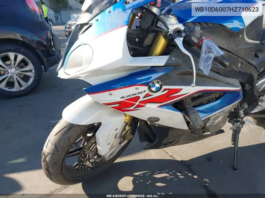 2017 BMW S 1000 Rr VIN: WB10D6007HZ710623 Lot: 43629397