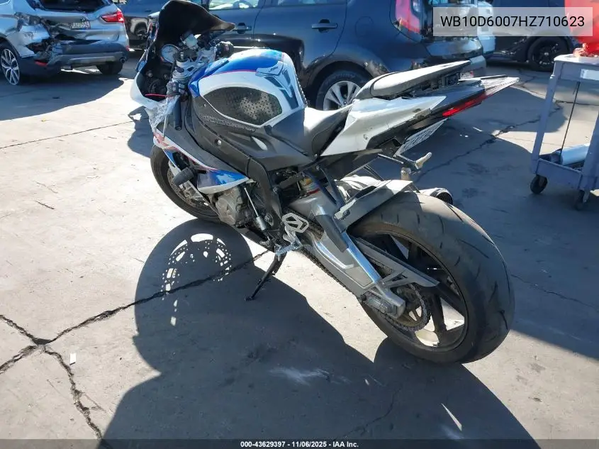2017 BMW S 1000 Rr VIN: WB10D6007HZ710623 Lot: 43629397
