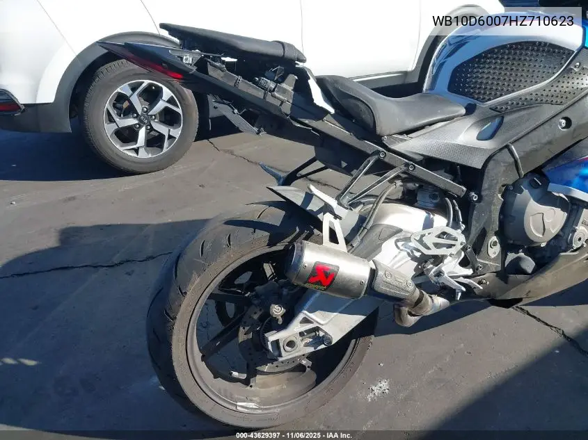2017 BMW S 1000 Rr VIN: WB10D6007HZ710623 Lot: 43629397