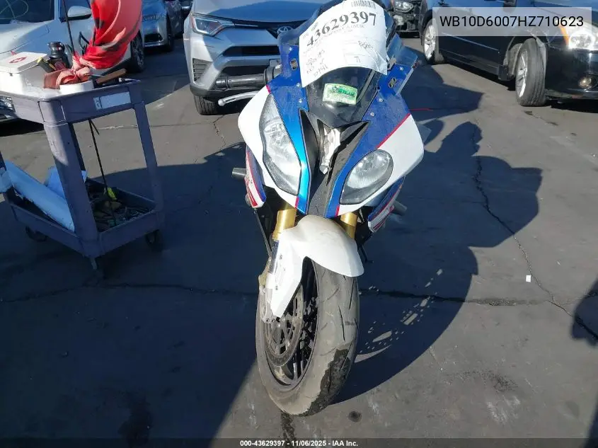 2017 BMW S 1000 Rr VIN: WB10D6007HZ710623 Lot: 43629397