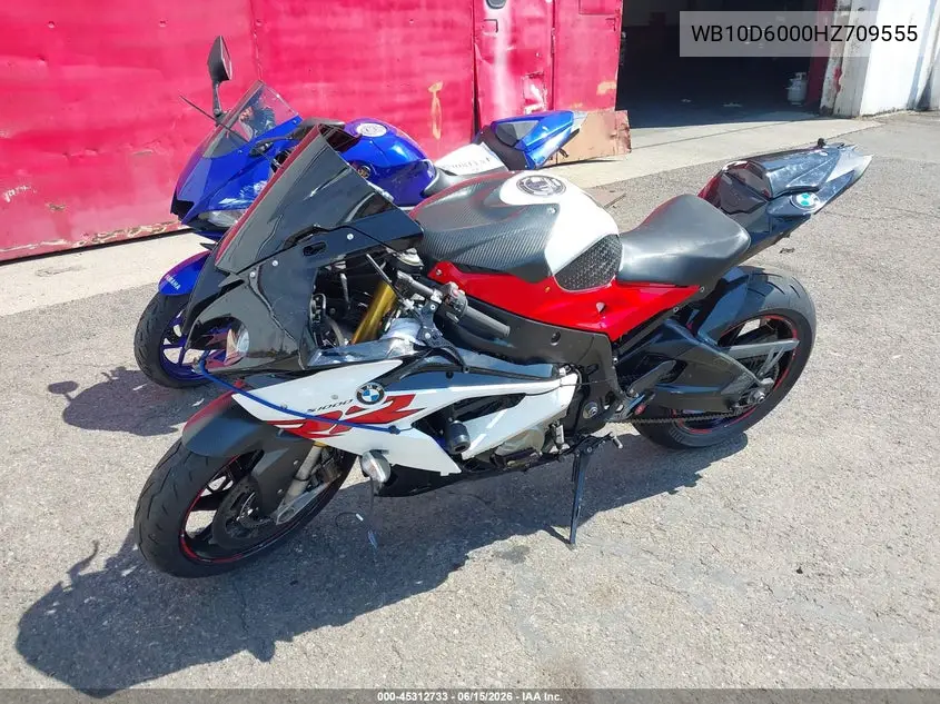 2017 BMW S 1000 Rr VIN: WB10D6000HZ709555 Lot: 45312733