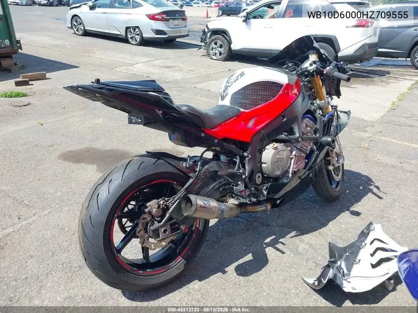 2017 BMW S 1000 Rr VIN: WB10D6000HZ709555 Lot: 45312733
