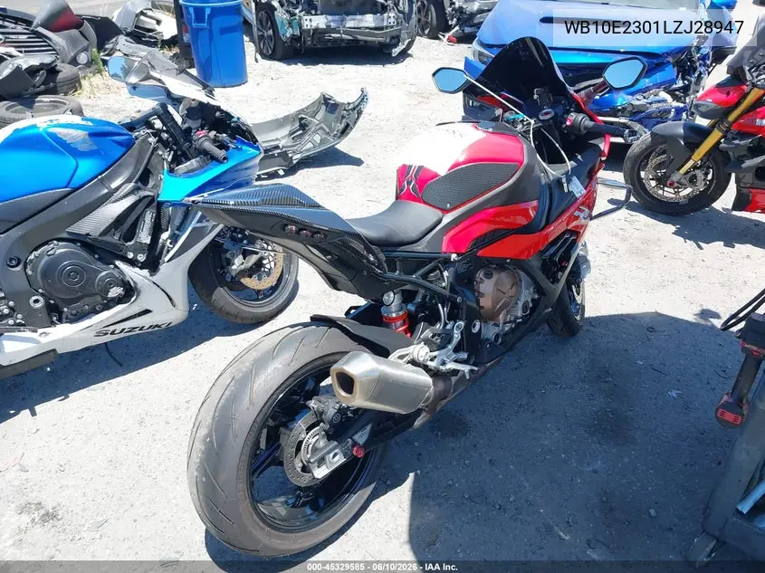 2020 BMW S 1000 Rr VIN: WB10E2301LZJ28947 Lot: 45329585
