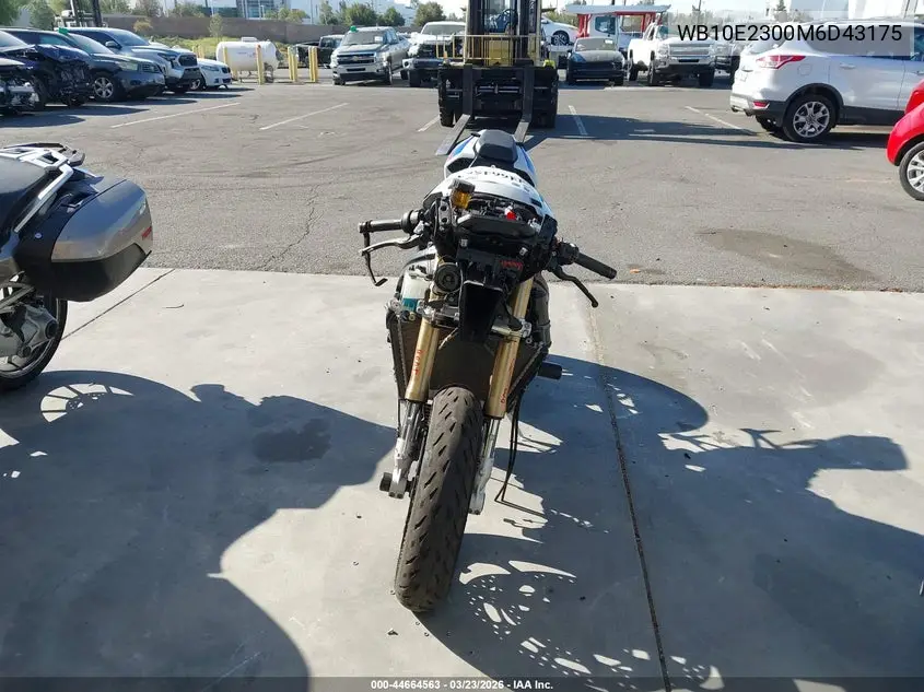 2021 BMW S 1000 Rr VIN: WB10E2300M6D43175 Lot: 44664563