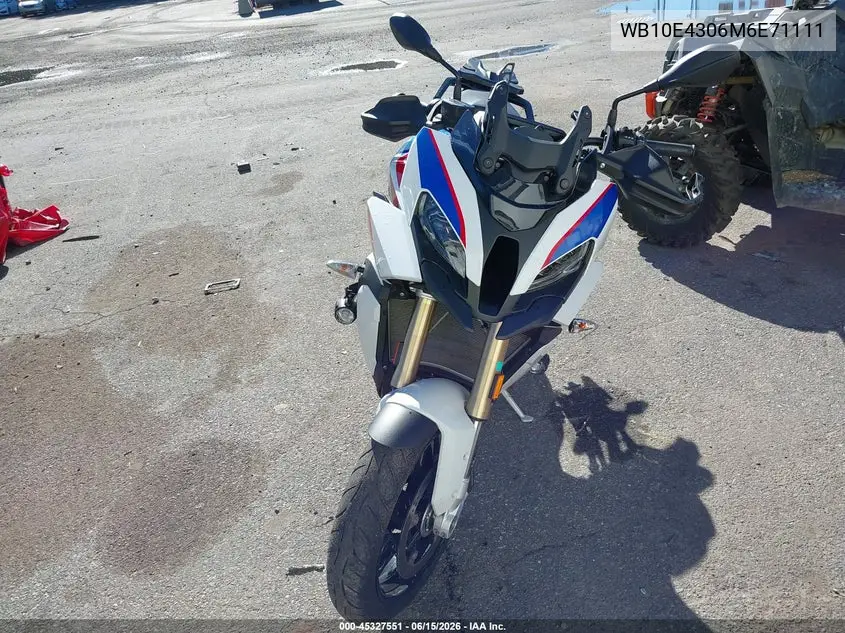 2021 BMW S 1000 Xr VIN: WB10E4306M6E71111 Lot: 45327551