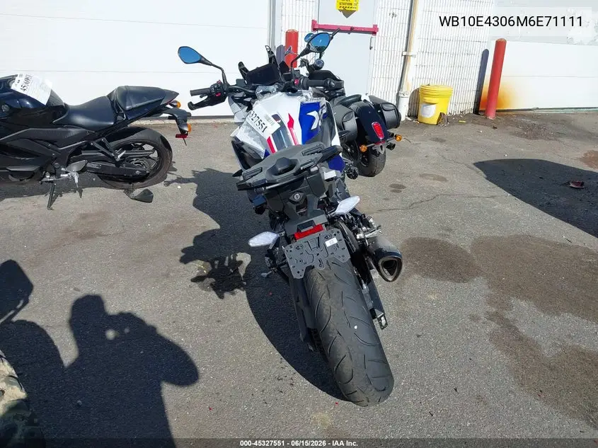 2021 BMW S 1000 Xr VIN: WB10E4306M6E71111 Lot: 45327551