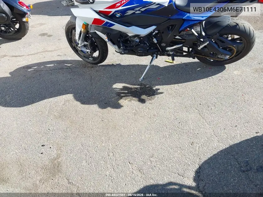 2021 BMW S 1000 Xr VIN: WB10E4306M6E71111 Lot: 45327551