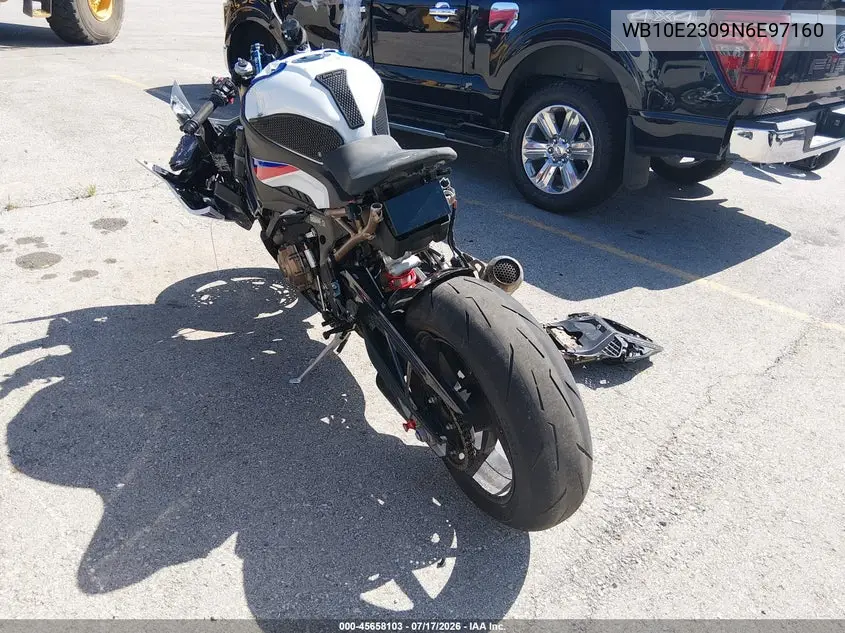2022 BMW S 1000 Rr VIN: WB10E2309N6E97160 Lot: 45658103