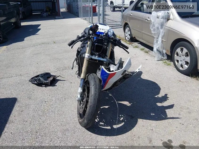 2022 BMW S 1000 Rr VIN: WB10E2309N6E97160 Lot: 45658103