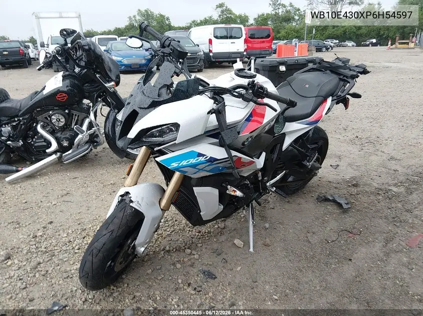 2023 BMW S 1000 Xr VIN: WB10E430XP6H54597 Lot: 45350445