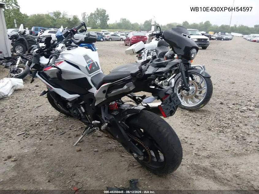 2023 BMW S 1000 Xr VIN: WB10E430XP6H54597 Lot: 45350445