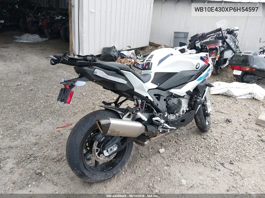 2023 BMW S 1000 Xr VIN: WB10E430XP6H54597 Lot: 45350445