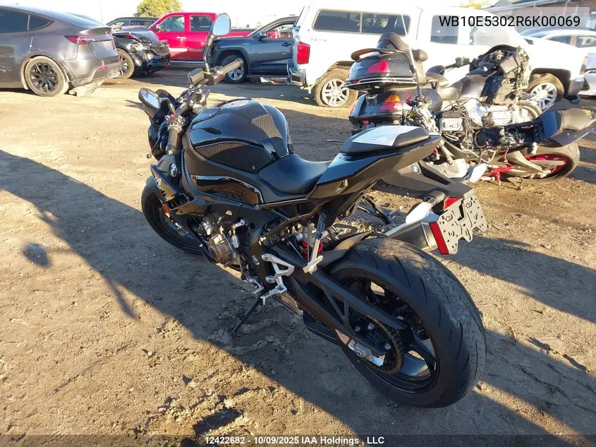 2024 BMW S 1000 R VIN: WB10E5302R6K00069 Lot: 12422682