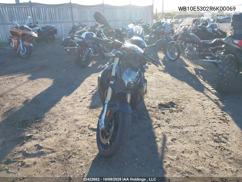 2024 BMW S 1000 R VIN: WB10E5302R6K00069 Lot: 12422682