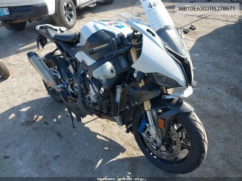 2024 BMW S 1000 Rr VIN: WB10E6303R6J78671 Lot: 44988833