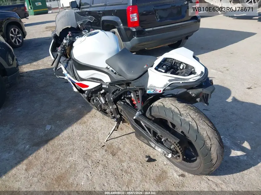 2024 BMW S 1000 Rr VIN: WB10E6303R6J78671 Lot: 44988833