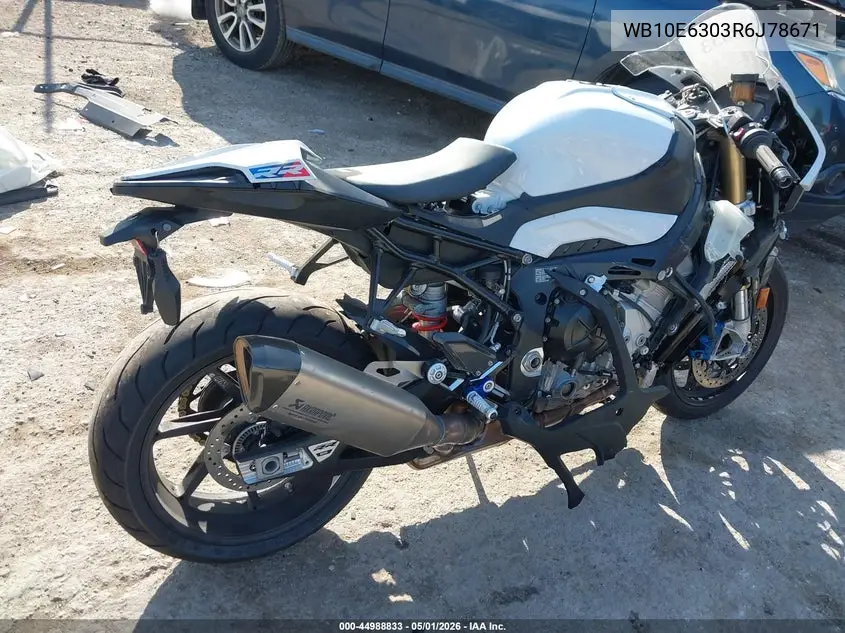 2024 BMW S 1000 Rr VIN: WB10E6303R6J78671 Lot: 44988833