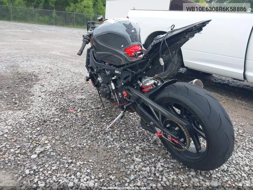 2024 BMW S 1000 Rr VIN: WB10E6308R6K58886 Lot: 45009922